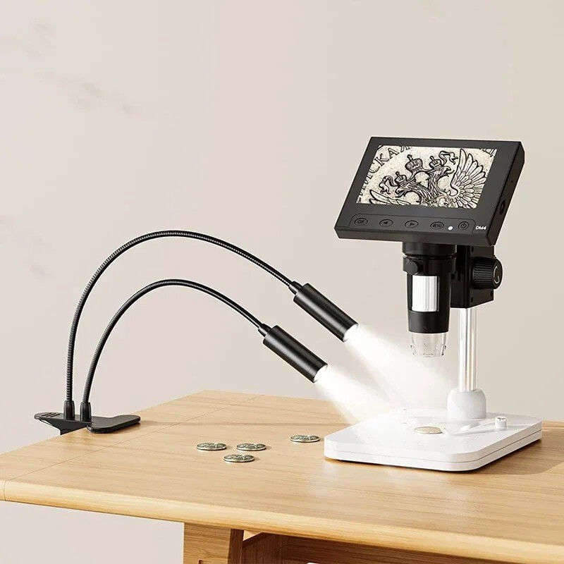 Microscope Universal Clamp Light Source Gooseneck Lamp Spotlight LED Spotlight