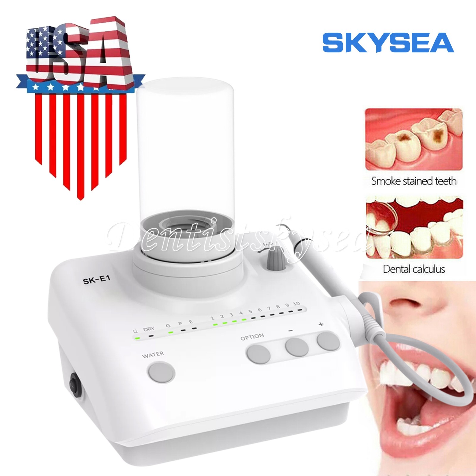 For Cavitron Dental Portable Ultrasonic Piezo Scaler 2*Bottles Fit EMS Handpiece