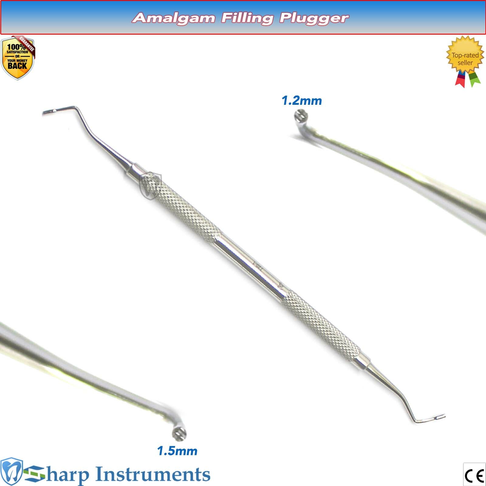 Amalgam Condenser, Amalgam Plugger, Class I & II Restorative Packing Instruments