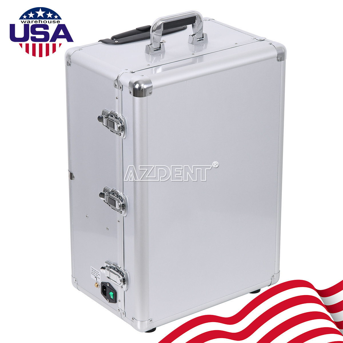 Portable Dental Delivery Unit Suction System Air Compressor 4Hole /Folding Chair