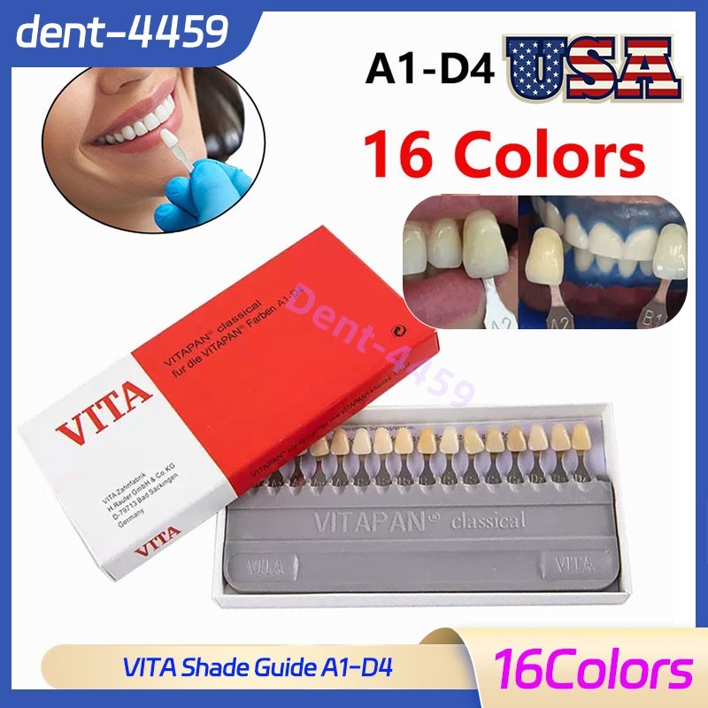VITA Classical Dental Shade Guide A1-D4 Teeth Whitening Classical 16 Colors