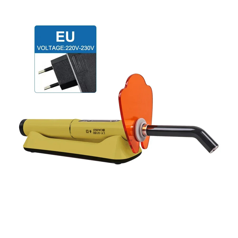 Wireless Dental Light Curing Machine 1s/2mm Resin Curing Light 800-2400 mW/cm²