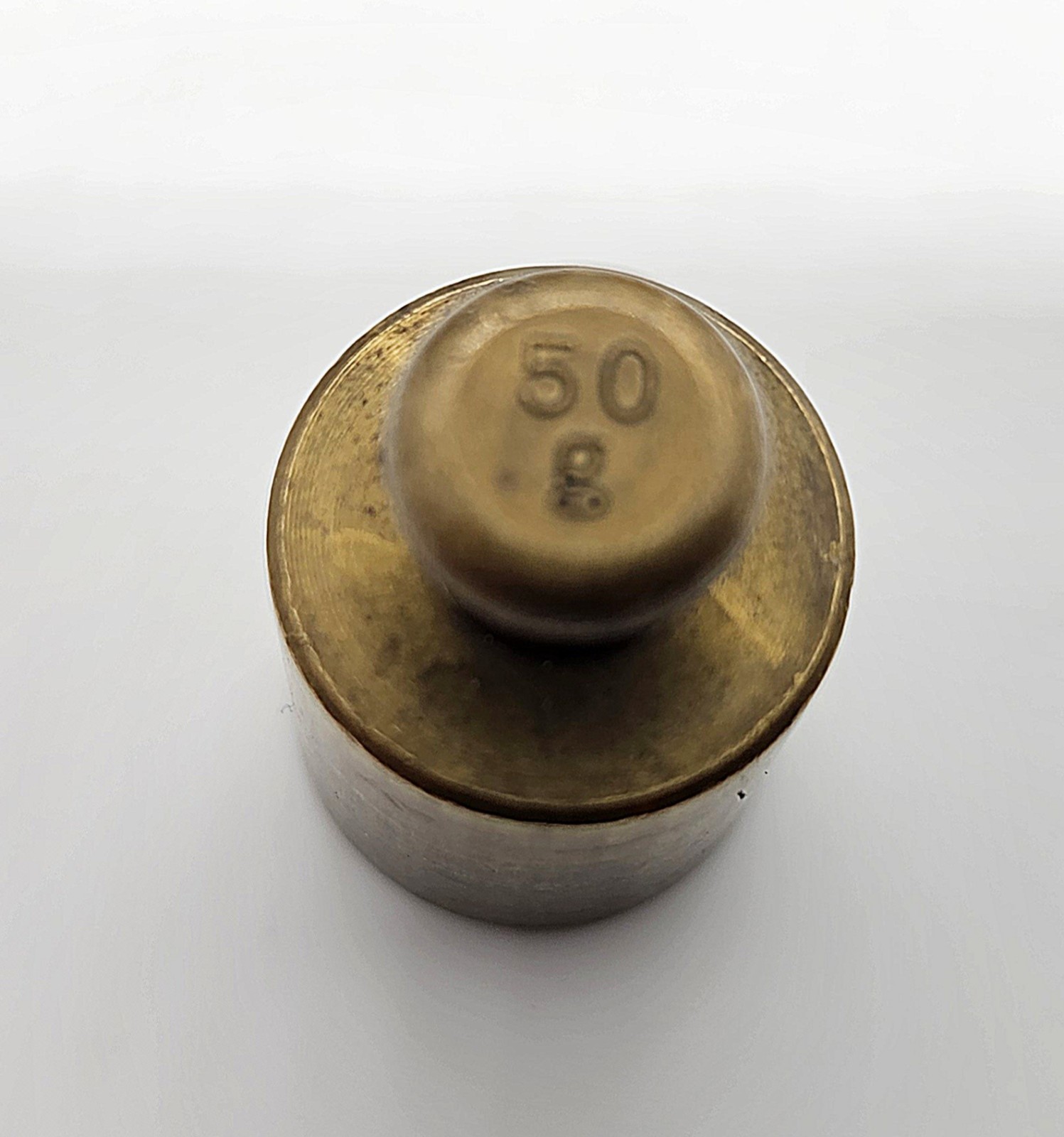 5 Screw Top Knobs BRASS SCALE WEIGHTS, Calibration Apothecary 1000 500 200 Grams