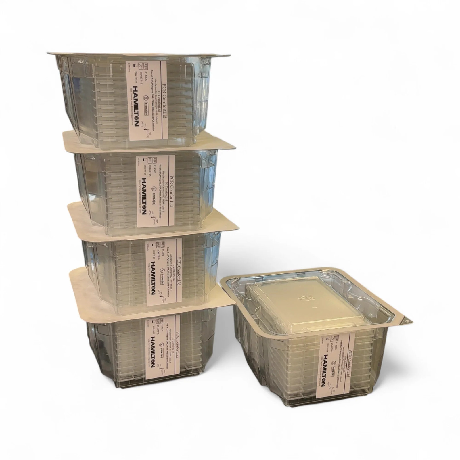 Hamilton 814300 PCR ComfortLid PCR Plate Lids NEW Open Box (Best Offer!)