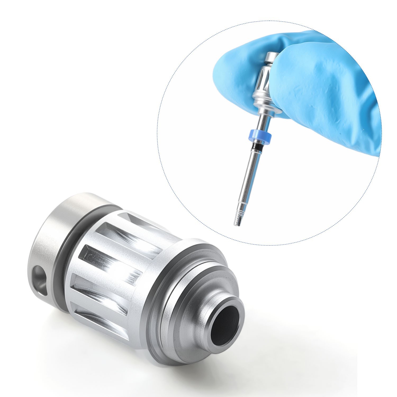 Dental Implant Fixture & Broken Screw Removal Surgical Kit with Torque Wrench