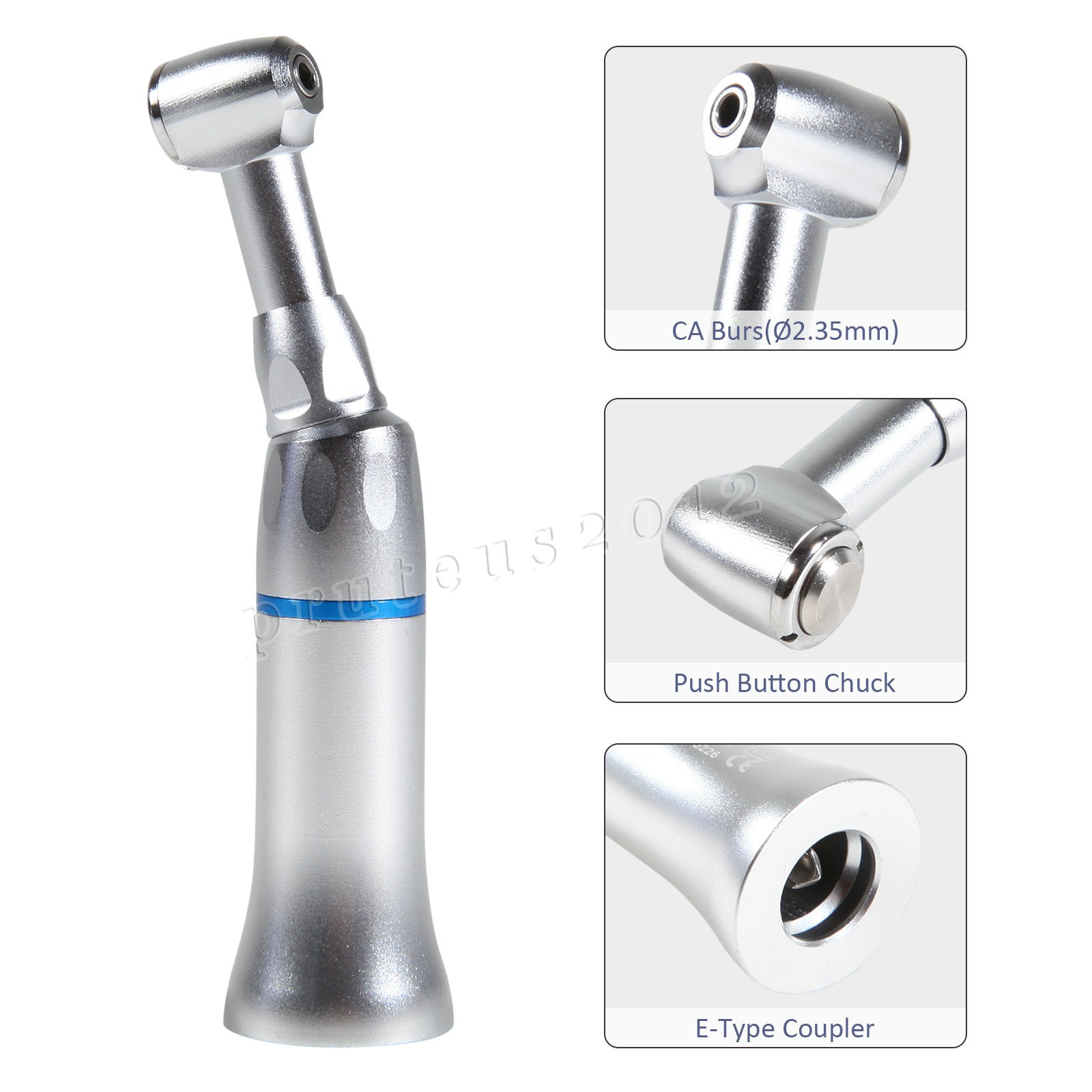 YAD Dental 1:1 Slow Low Speed Handpiece Contra Angle Push Button E-Type