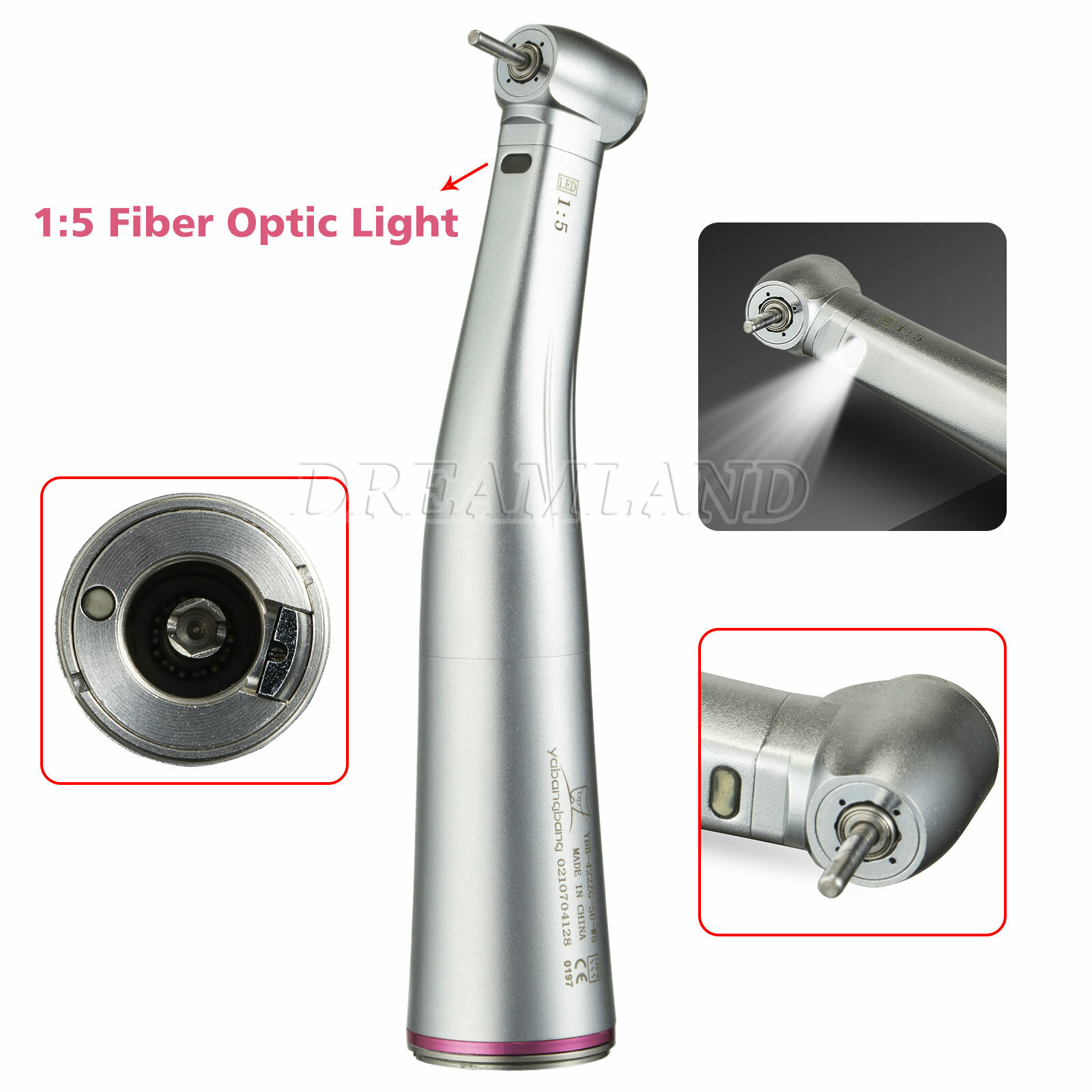 LED Brushless Electric Micro Motor/ 1:5 Increasing Handpiece US Dental
