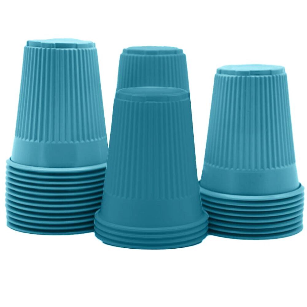 Vastmed 5 oz Disposable Plastic Dental Cups, Blue, 1000/Bx