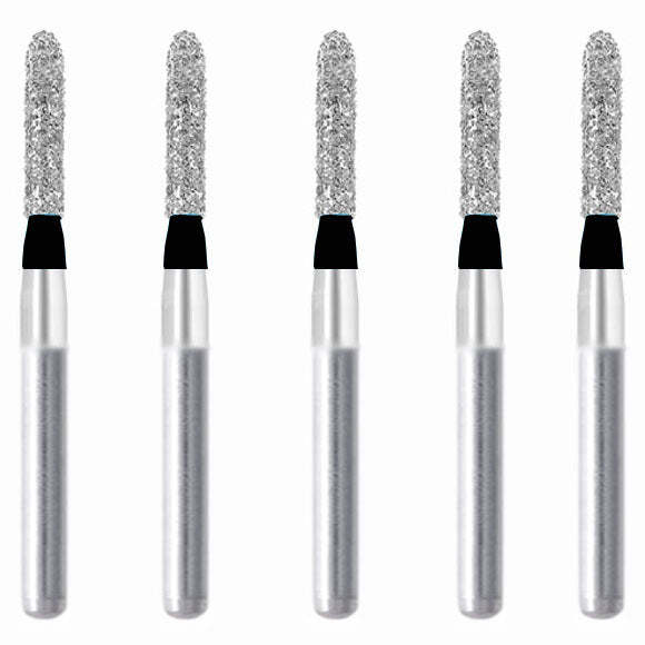 Cylindrical Hemispherical End 1.4mm Dia Xtra Coarse Diamond Bur 5/PK |1799-14EC1
