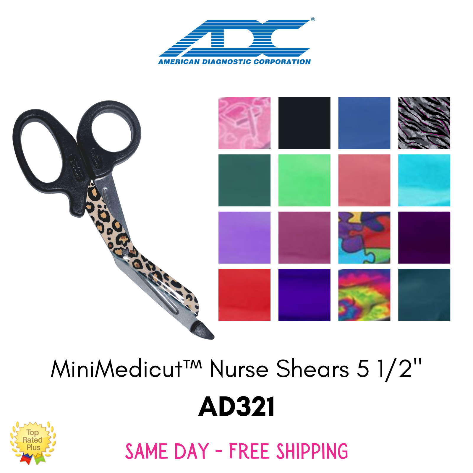 ADC MiniMedicut Shears 5 1/2″ Medical Scissors | ADC321