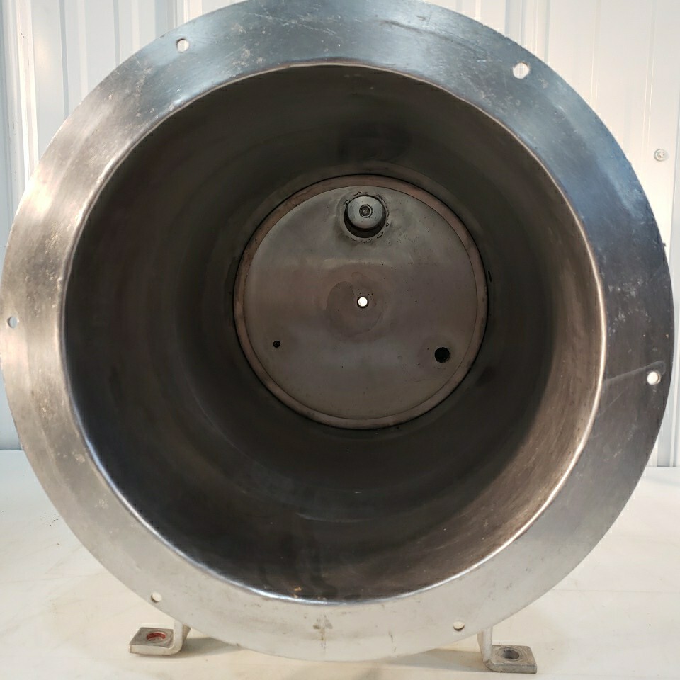 Stainless Steel Positive Pressure Chamber Cylinder Horizontal Custom Stand 12″ D