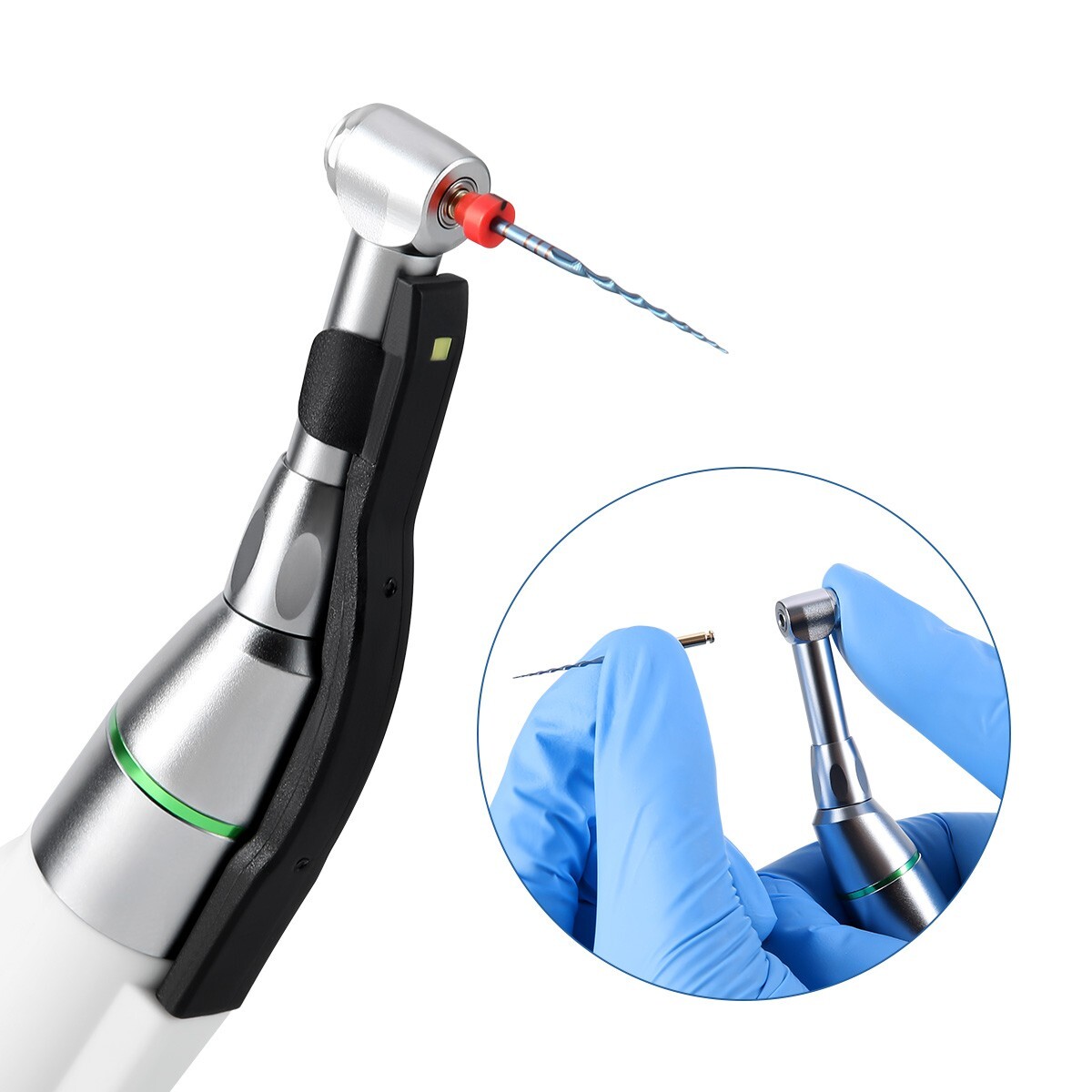 LED Dental Mini 16:1 Endo Motor Contra Angle /Root Canal Apex Locator/Niti Files