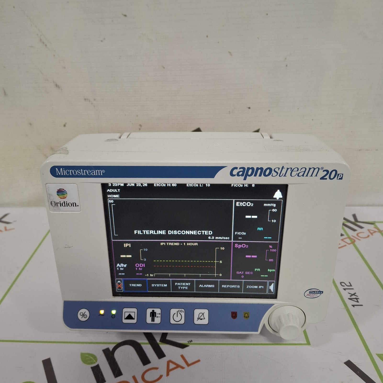 Oridion Capnostream 20P Capnography Monitor