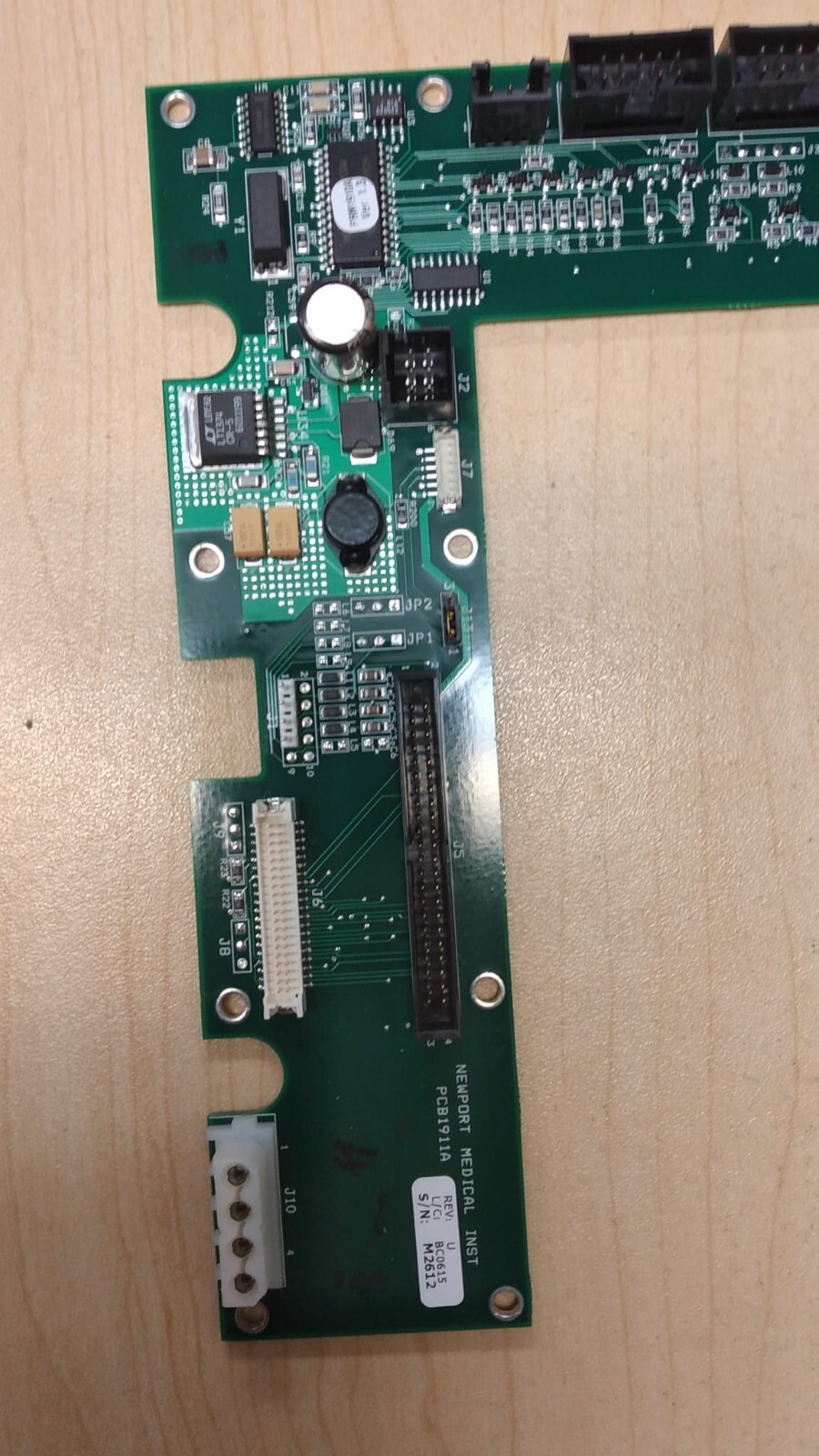 Newport E500 touch screen interface PCB Newport table card.