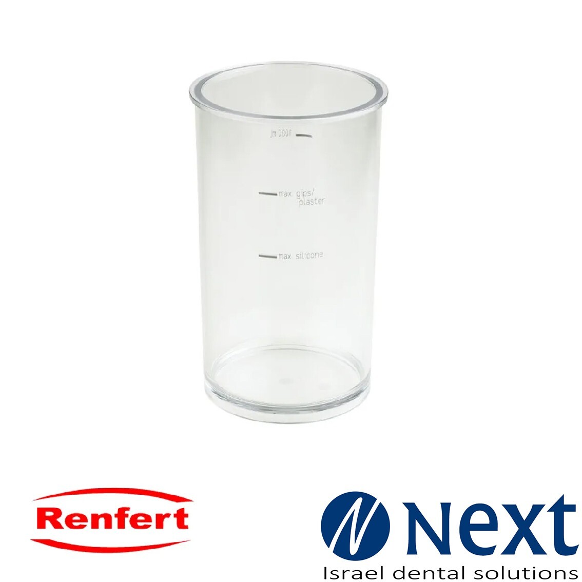 Dental lab Mixing bowl 1000 ml Renfert Twister vacuum mixing unit 18201020