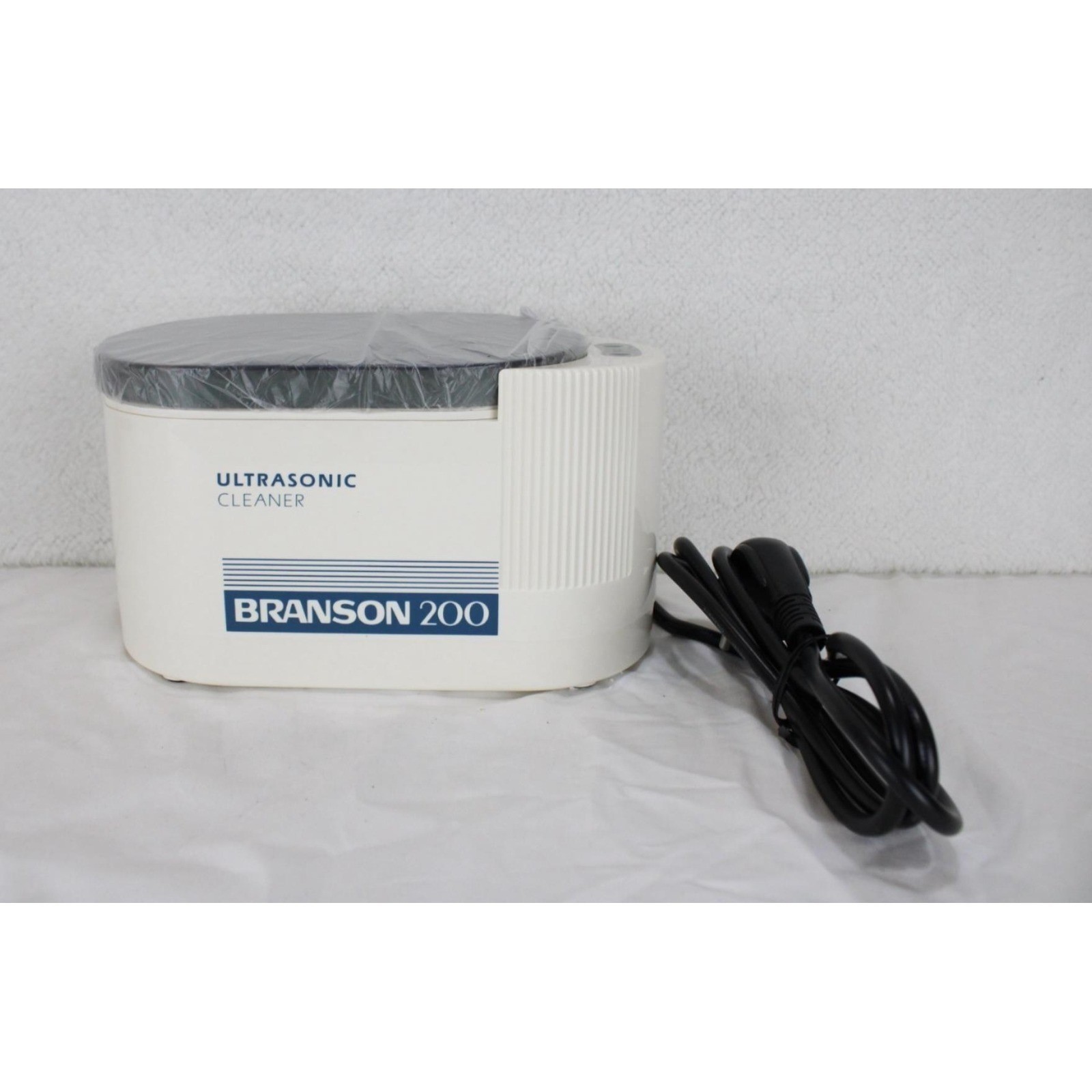 Branson Bransonic 200 Ultrasonic Cleaner 40KHz 220/240V White Blue Jewelry Watch