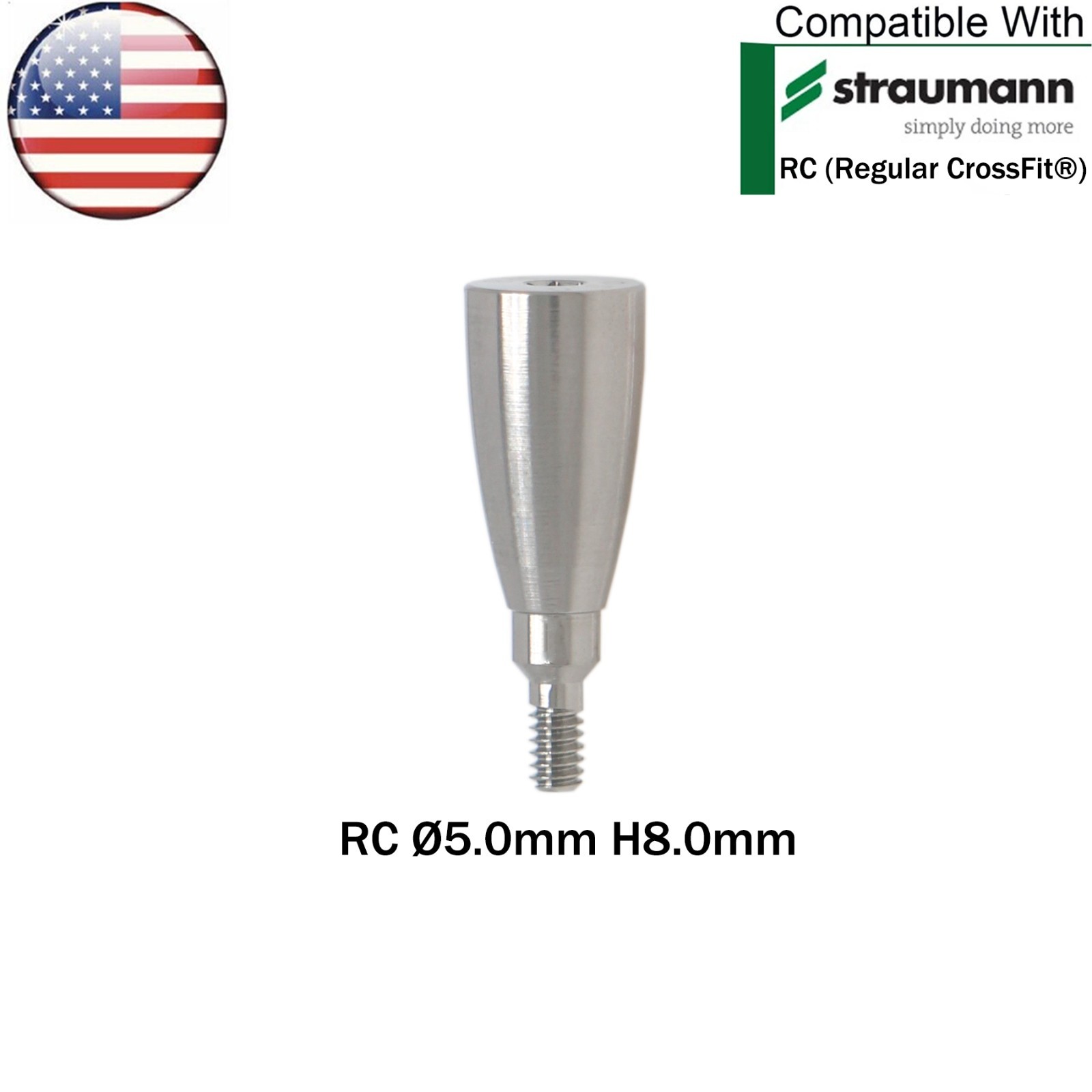 US Dental RC Healing Abutment Healing Closure Cover Cap Fit Straumann ITI BL/BLT