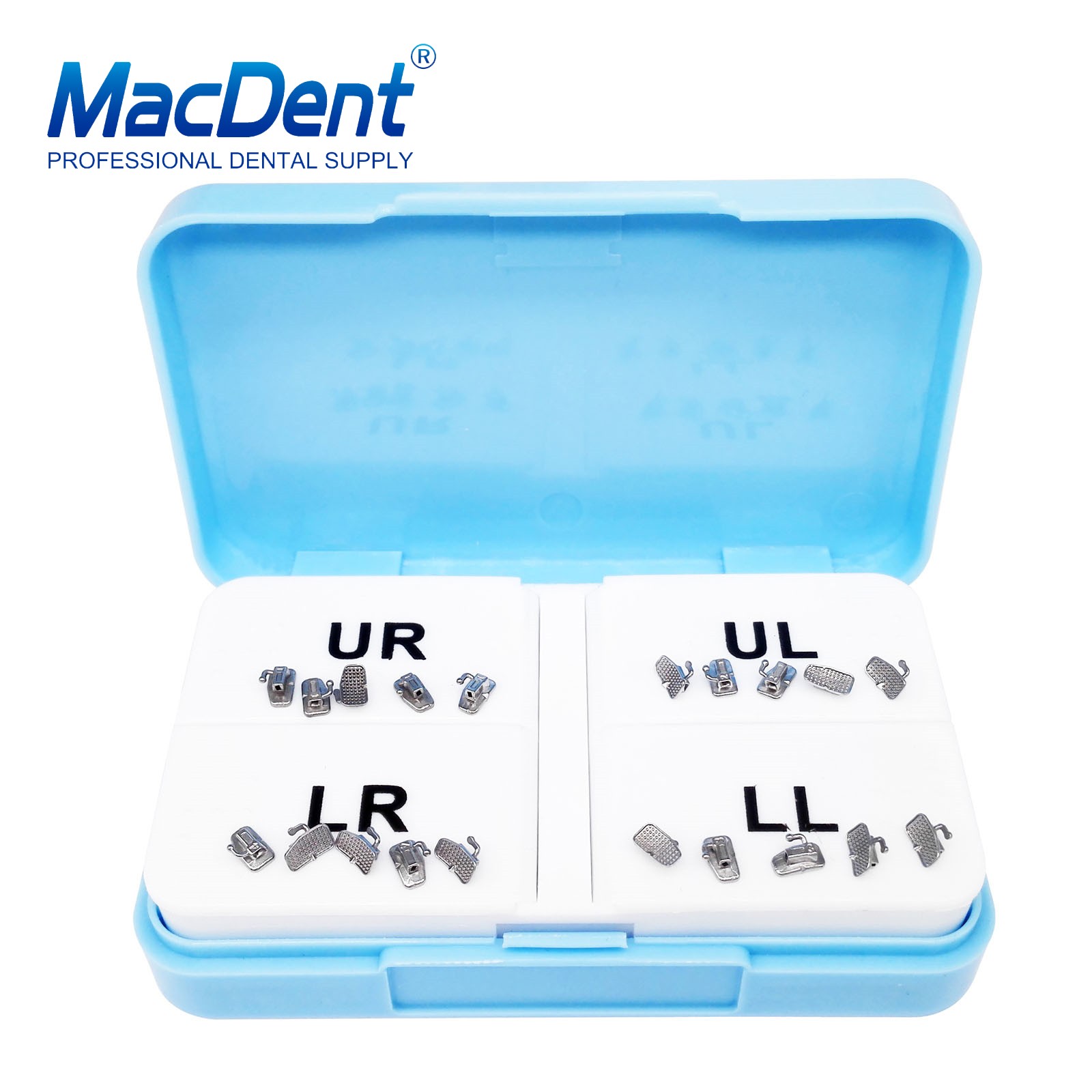 MacDent Dental Orthodontic Buccal Tubes 1st 2nd Molar Tube Roth MBT 022 Bondable