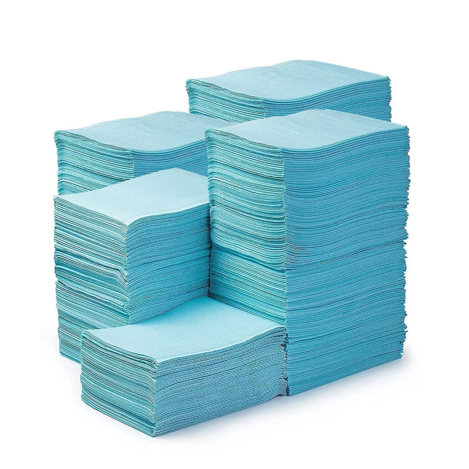 600Pcs Dental Disposable Bibs 3-Ply Medical Tatto 13″x18″ Patient Bibs Bule