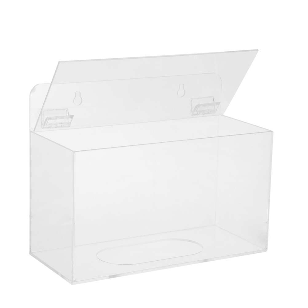 Hairnet Storage Box Shoe Cover Dispenser Acrylic Mask Glove Holder