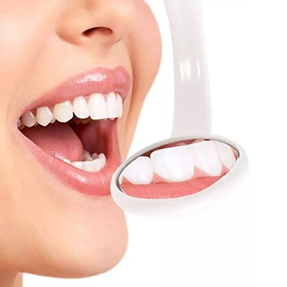 Mirror With LED Light Oral Teeth Checking Mirror Tooth Care Dentist Tools Pink