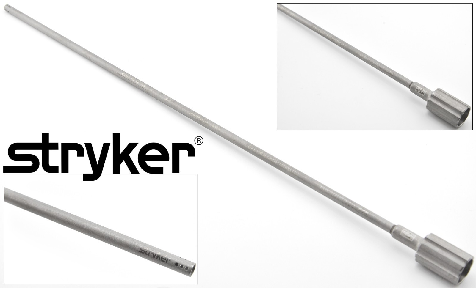 STRYKER 250-070-403 Strykeflow Tip Attachment Vented Suction Tip 5mmx35.5cm 14″
