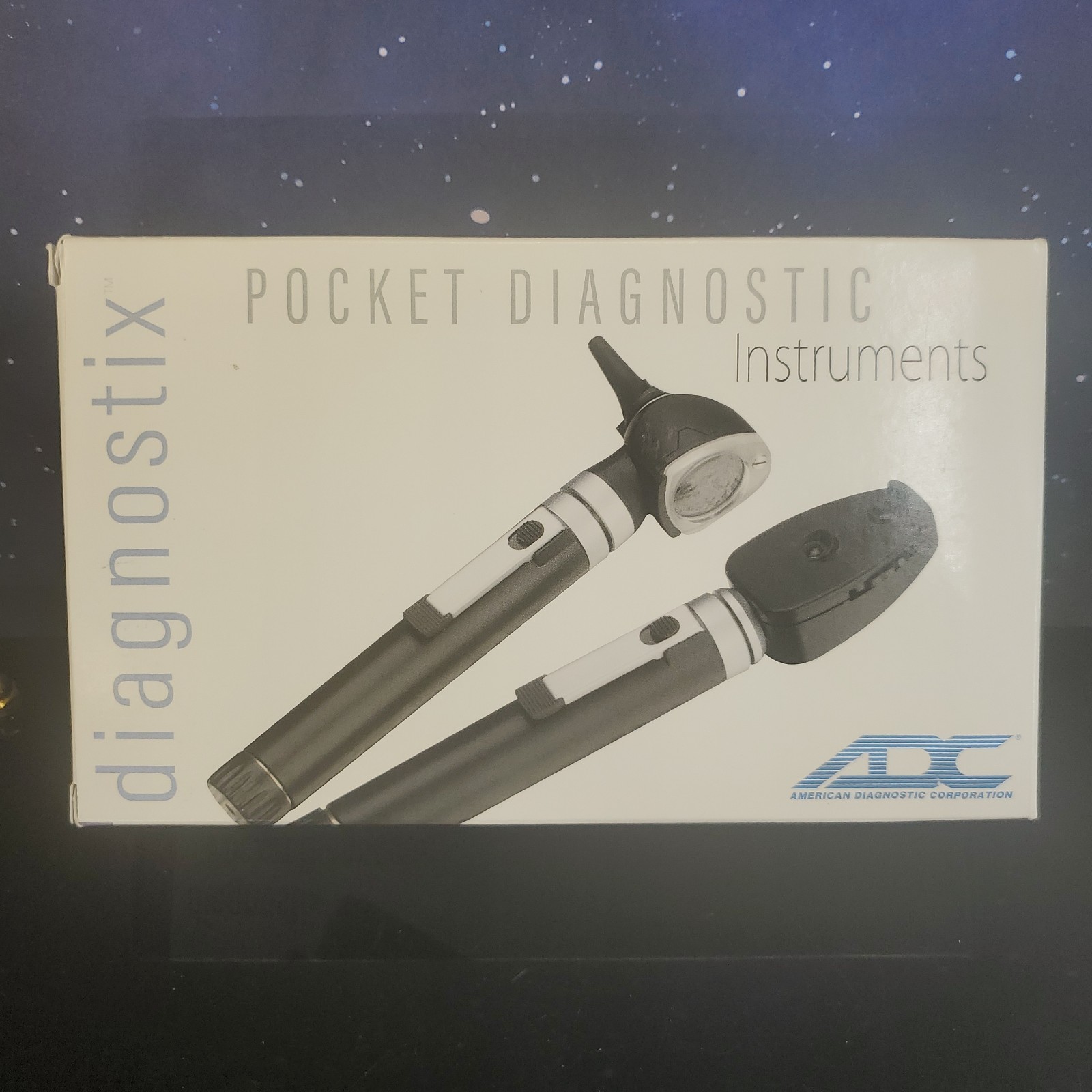 ADC Diagnostix 5110N Dual Handle Pocket Otoscope Ophthalmoscope Diagnostic Set