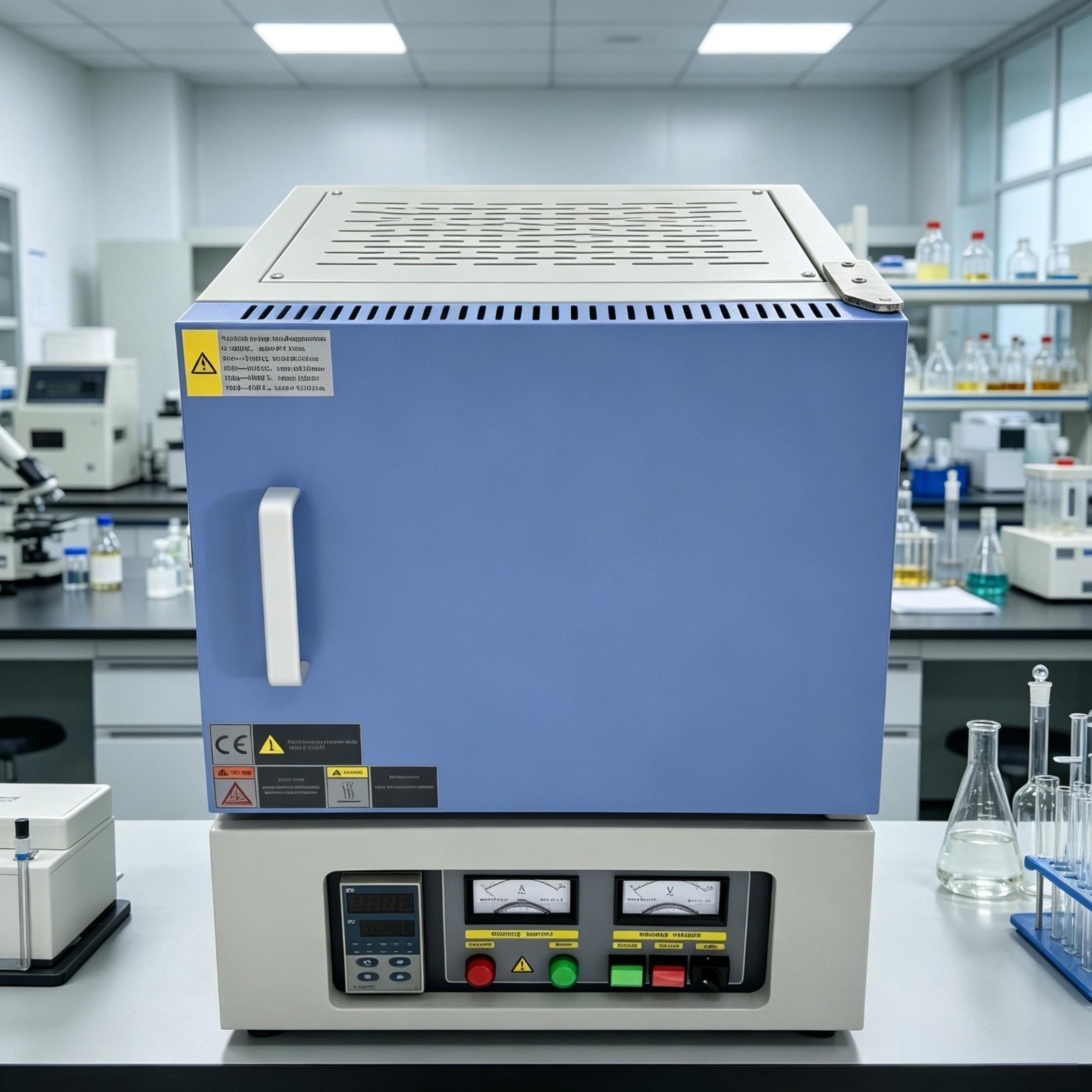 Programmable Muffle Furnace for Lab Sintering Hi-temp Resistance Furnace 110V