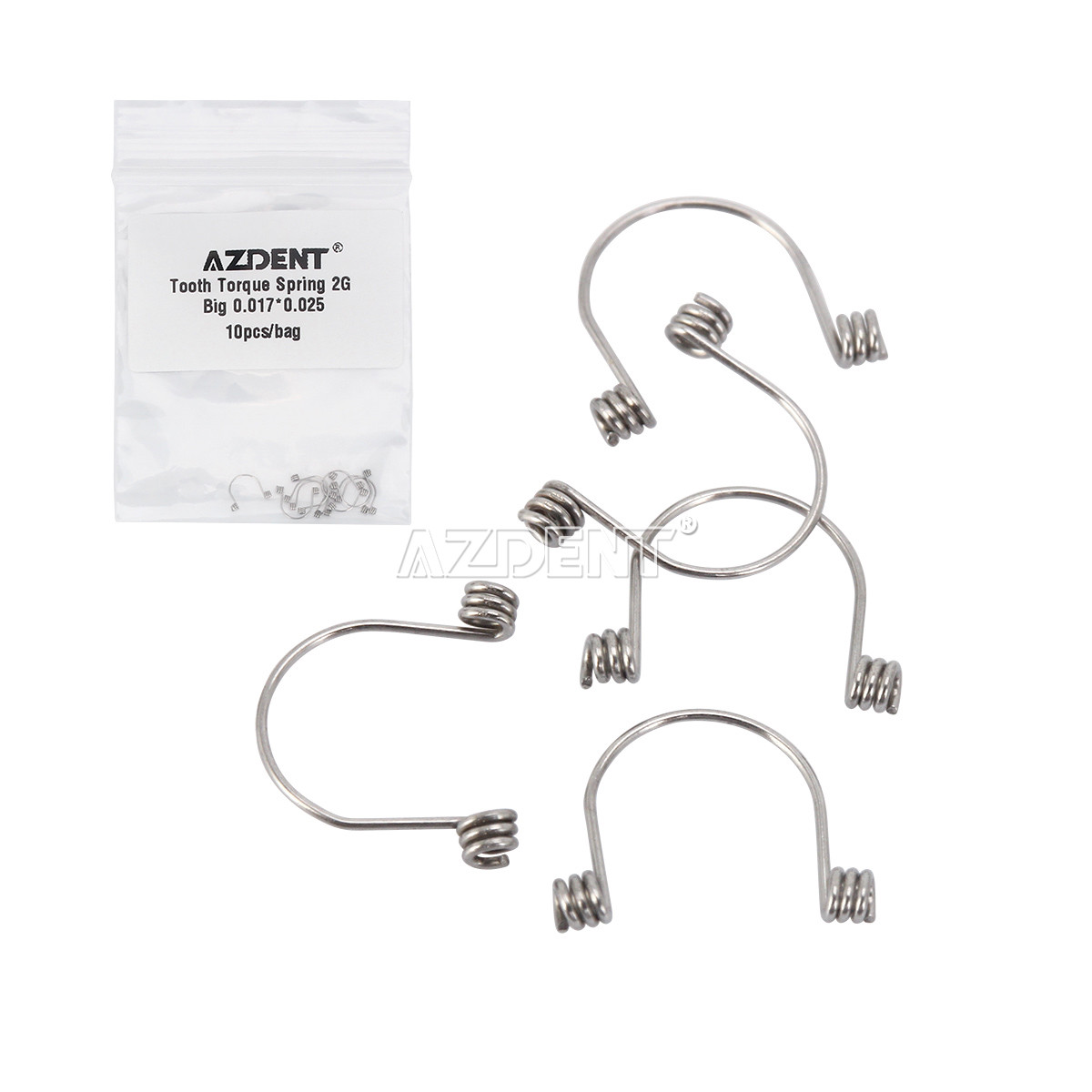 12 Size Dental Orthodontic Anterior Teeth Torque Rectangular Springs 10Pcs/Pack