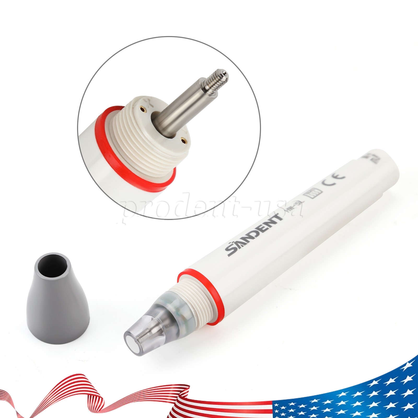 Woodpecker Style Dental LED Curing Light Cure Lamp Wireless Cordless 1500mw 5W