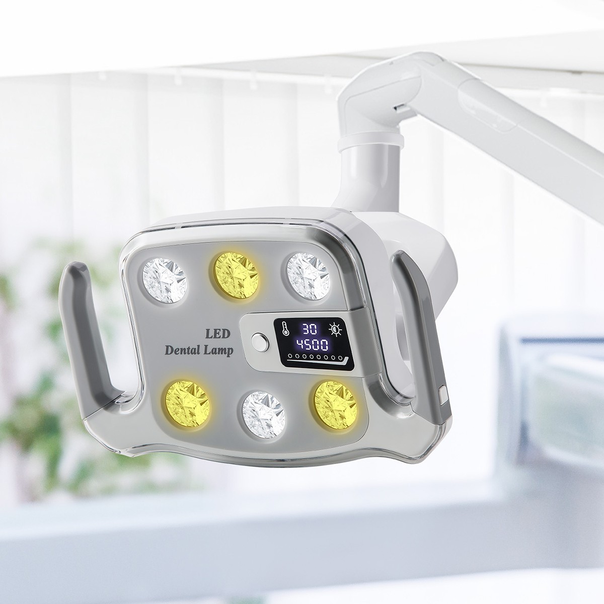 9W Dental 6 LED Lamp Oral Light Lamp For Unit Chair with LCD Display P116