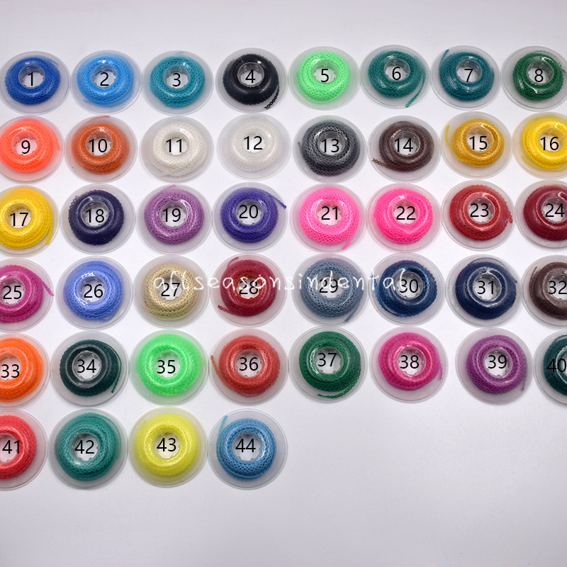 1x Dental Orthodontic Elastolink Elastic Ultra Power Chain 44 Colors Short Type