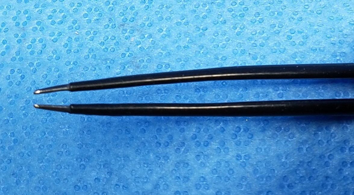 Stryker 6720-155-012 SilverGlide Precision Forceps, Non-Stick, 1.2mm