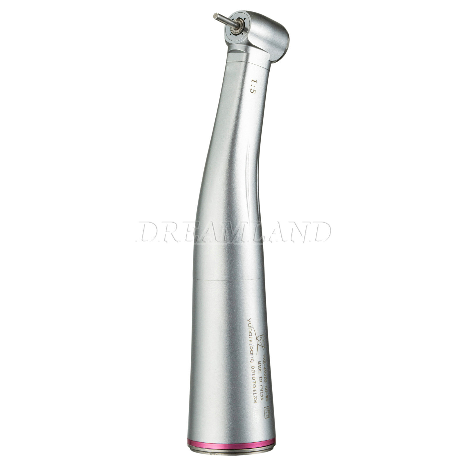 Dental 1:5 Increasing Contra Angle Handpiece ceramic bearing 4 inner Spray red