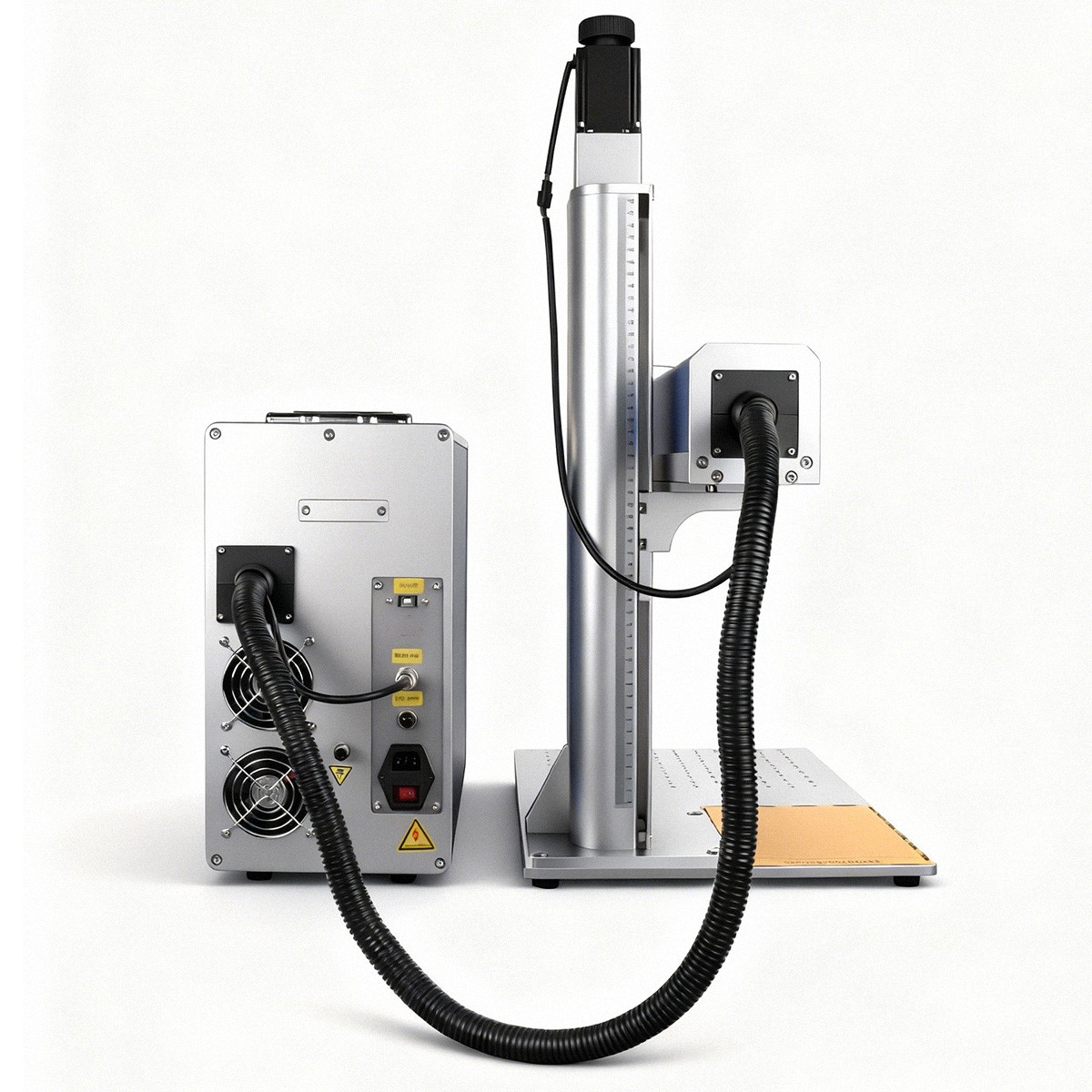 2.5D 100W JPT M7 Mopa Fiber Laser Marking Machine Metal Deep Relief Engraving