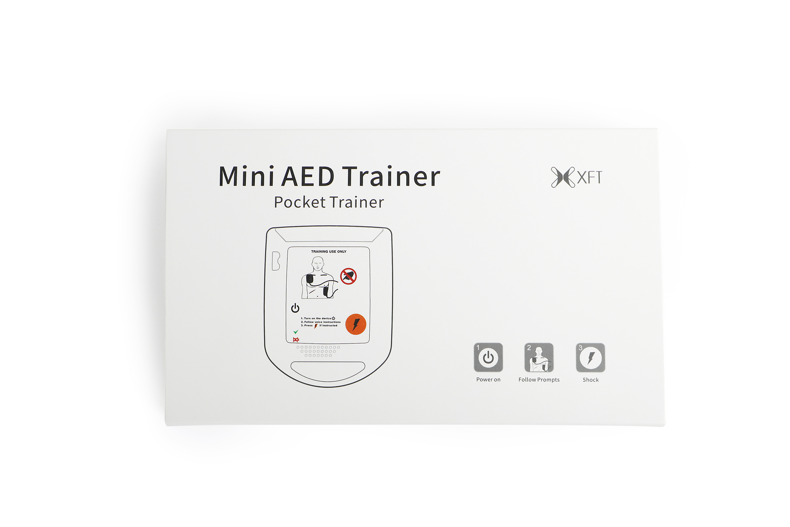 AED Trainer XFT-D0009 Mini Training First Aid Device Teaching Machine Train Kits