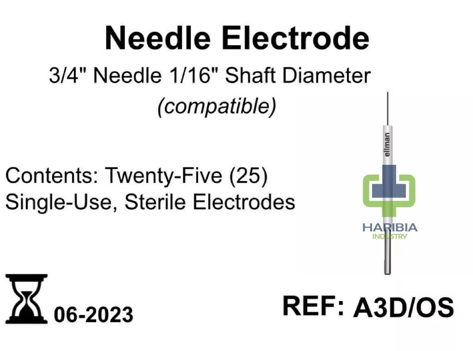 Ellman A3D/OS- Needle Electrode -Twenty-Five (25) Single-Use Disposable