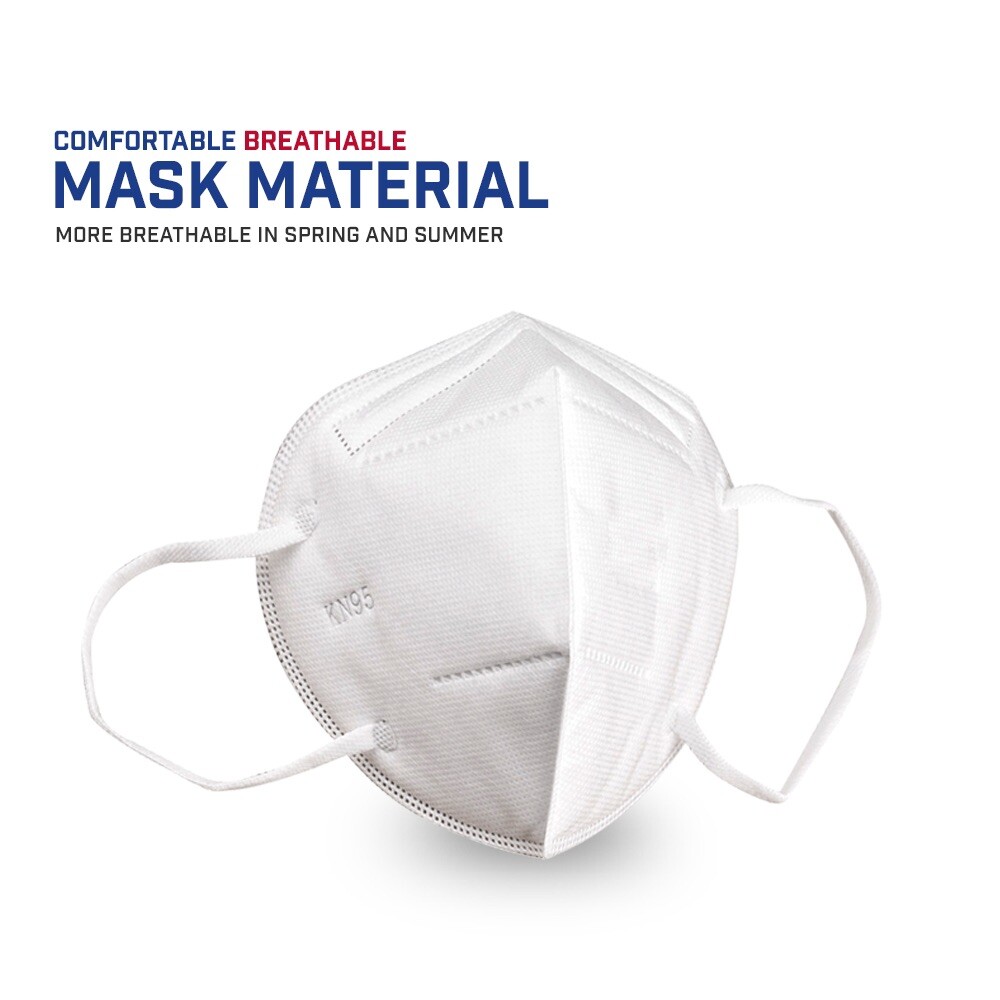 50 Pcs KN95 Face Mask 5 Layer Disposable Mask