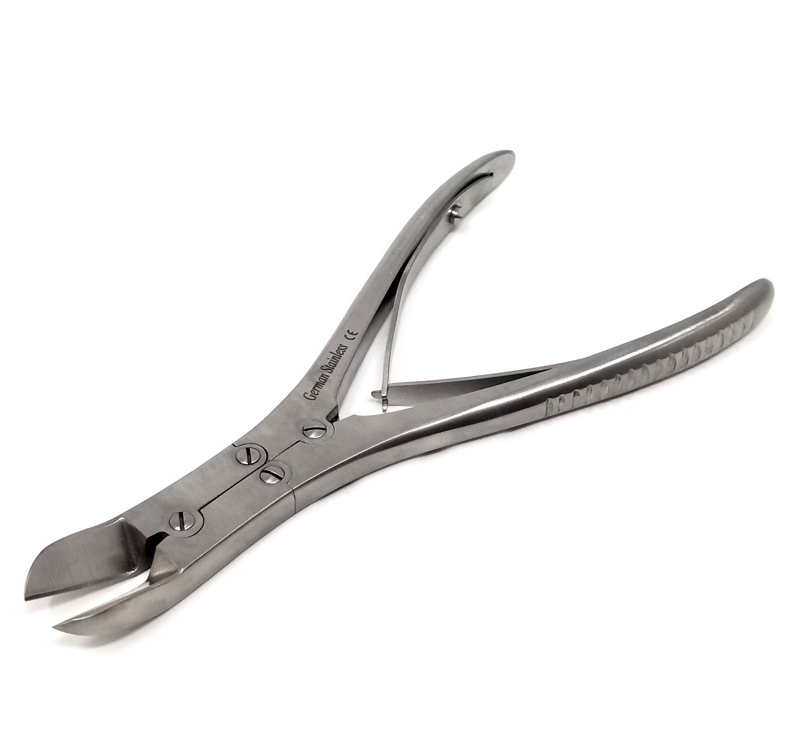 Double Action Bone Cutter 7.25″ Scissor Curve Veterinary Orthopedic German Steel