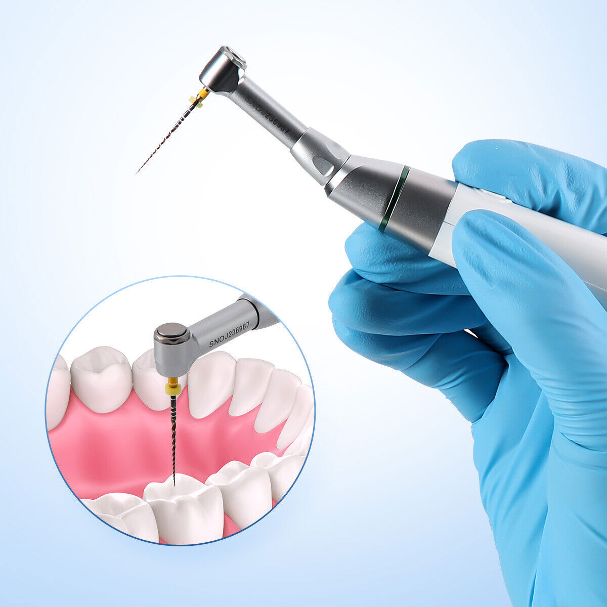 AZDENT Dental Cordless LED 16:1 Endo Motor / Endo Files Engine Use SX-F3 25mm
