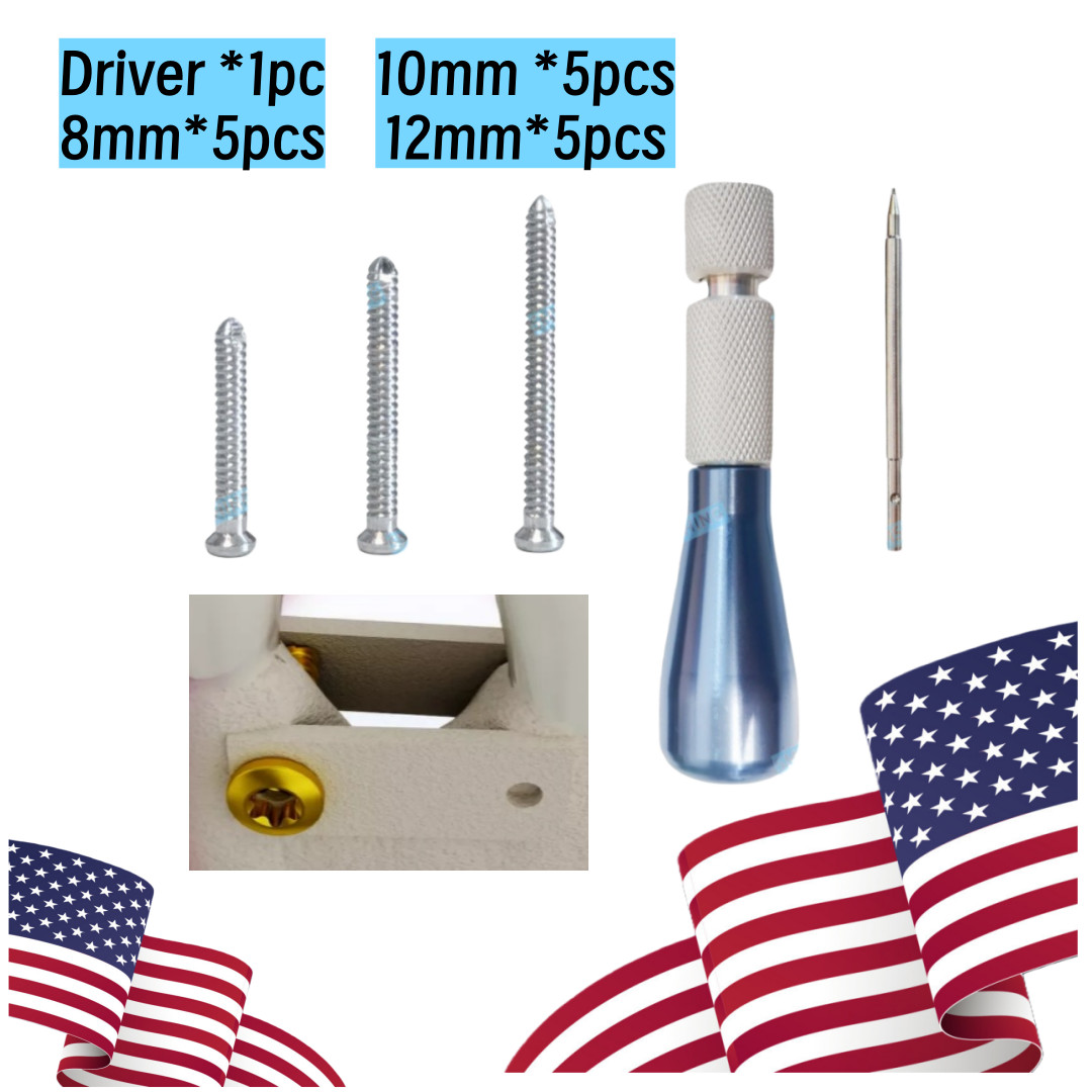 Dental ∅1.1mm Micro Fixation Screws Mini SLT Membrane Screw Driver