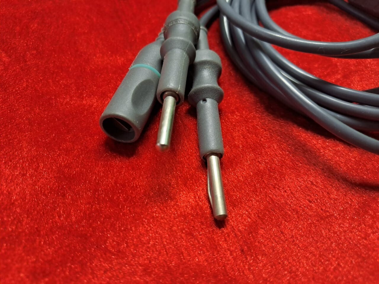 Laparoscopic Bipolar Cable 4mm Silicon Material Best Quality Reusable Instrument