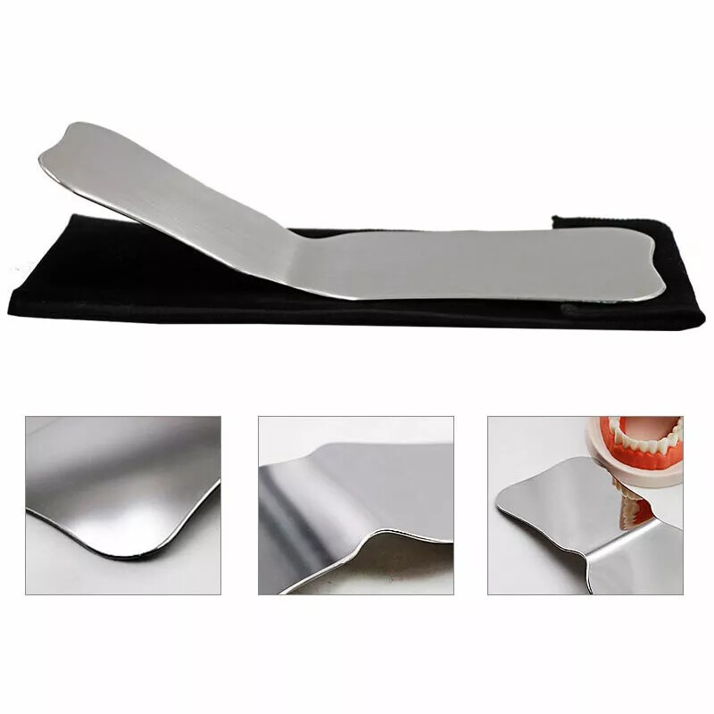 1 Set 5 Pcs Dental Oral Stainless Steel Single Photographic Mirror Reflector Kit