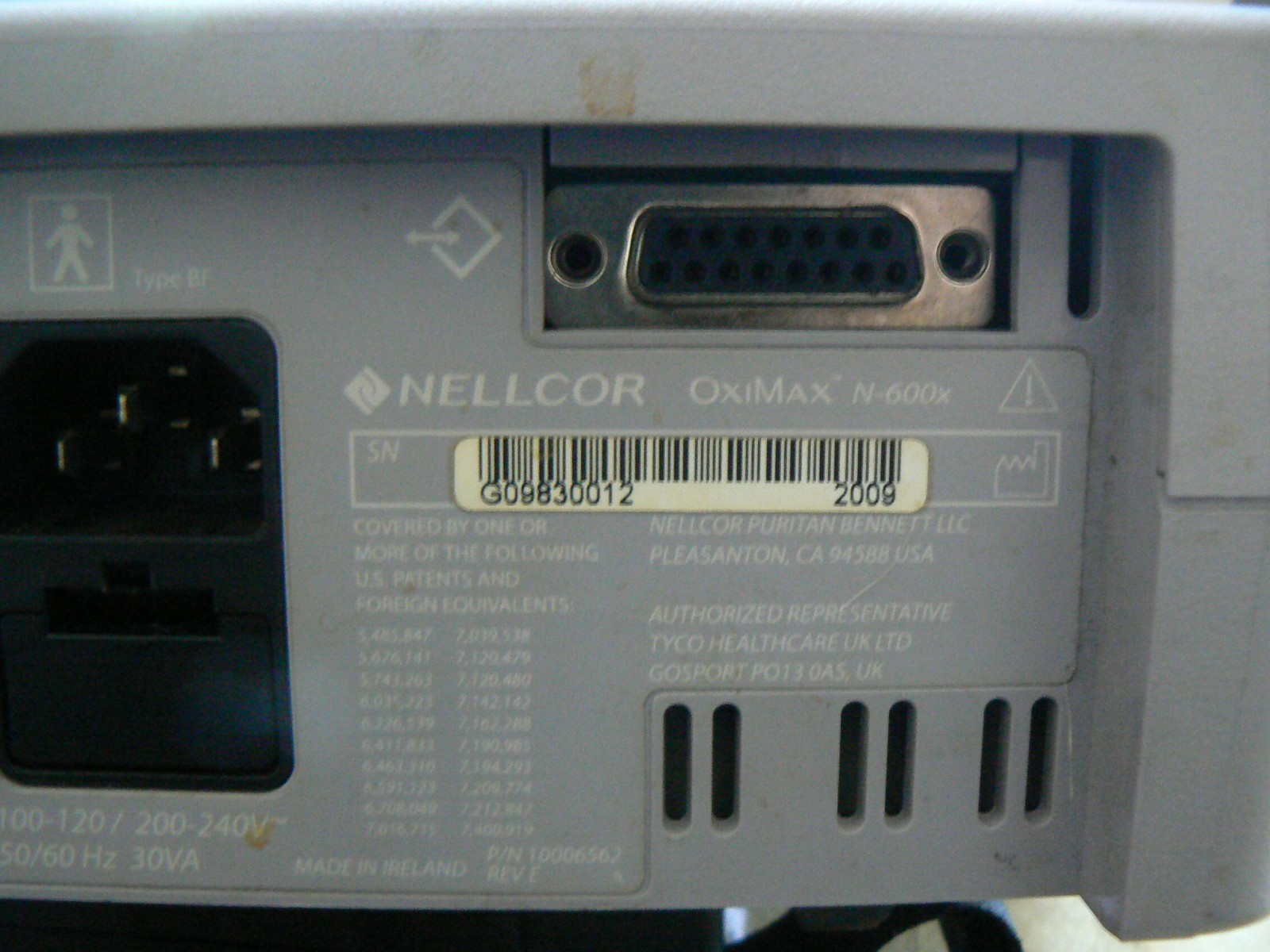 ORIDION, Capnostream 20, Capnographs’ Monitor (G)