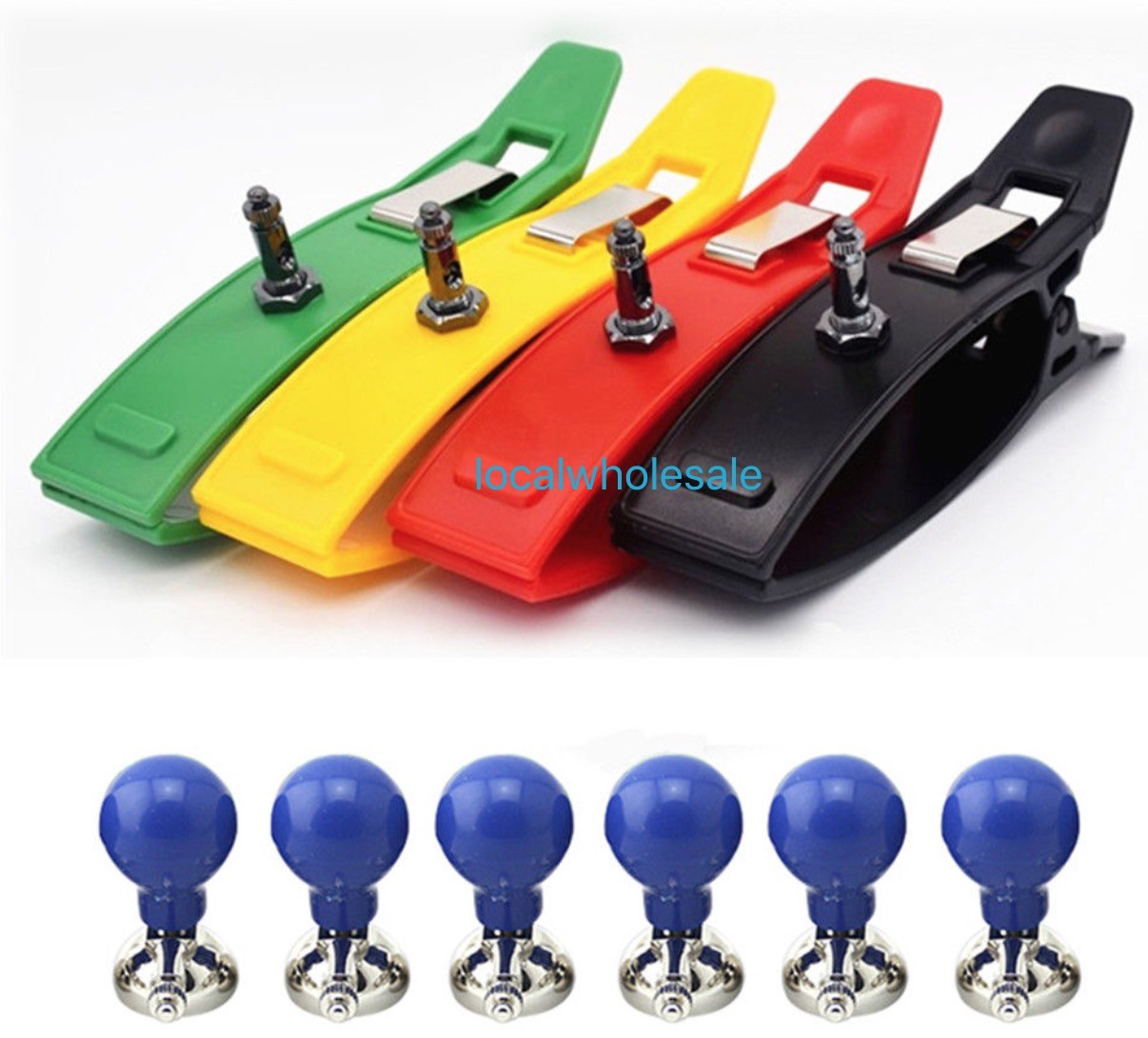 1setUniversal ECG EKG Electrode Adapter Limb 4pcs Suction Cup 6pcs Nickle Plated