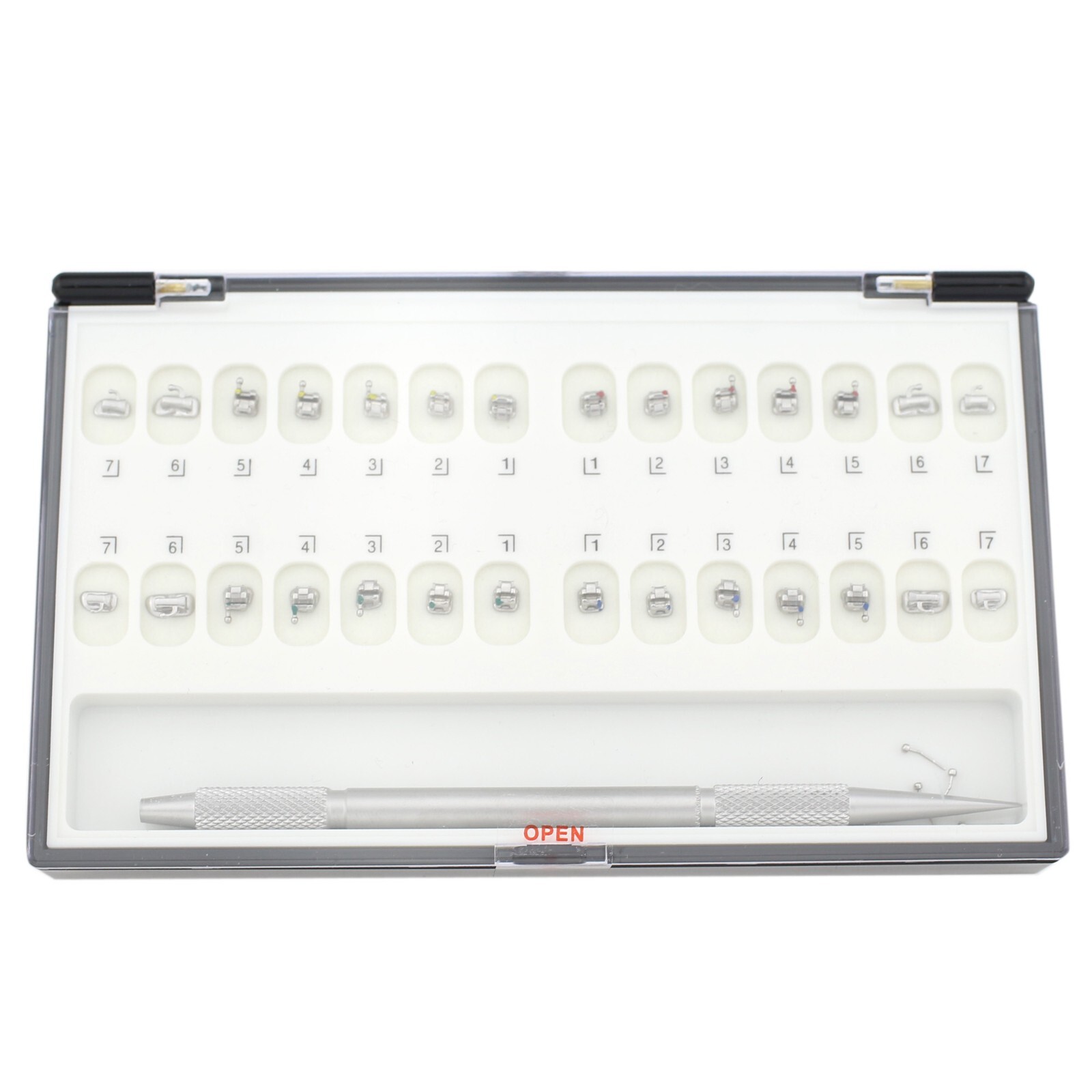 Orthodontic Self Ligating Brackets Buccal Tubes 7-7 Thomas M Roth MBT 022 Damon