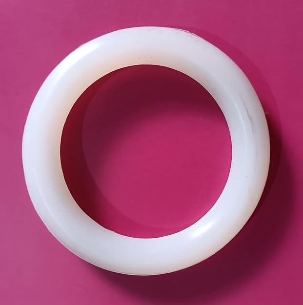 Silicone Ring Pessary Set of 5 White Vaginal Prolapse Support 2″ to 3″ Sizes