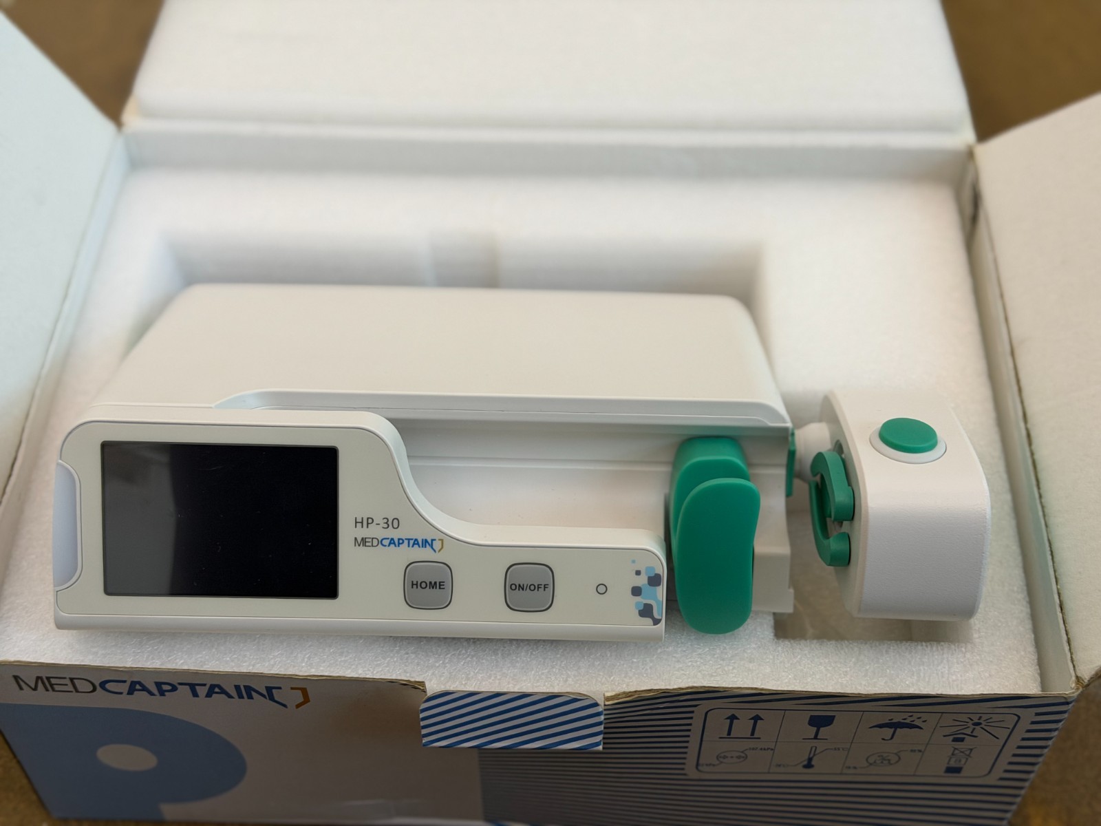 Medcaptain HP30 Syringe Pump Infusion Pump Medical Device LCD Display Portable