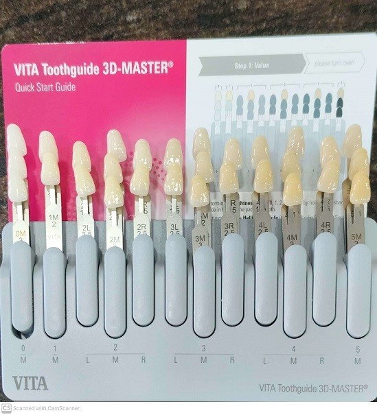 THE ORIGINAL VITA 3D MASTER AUTHENTIC TOOTH SHADEGUIDE with Dental BLEACH SHADES
