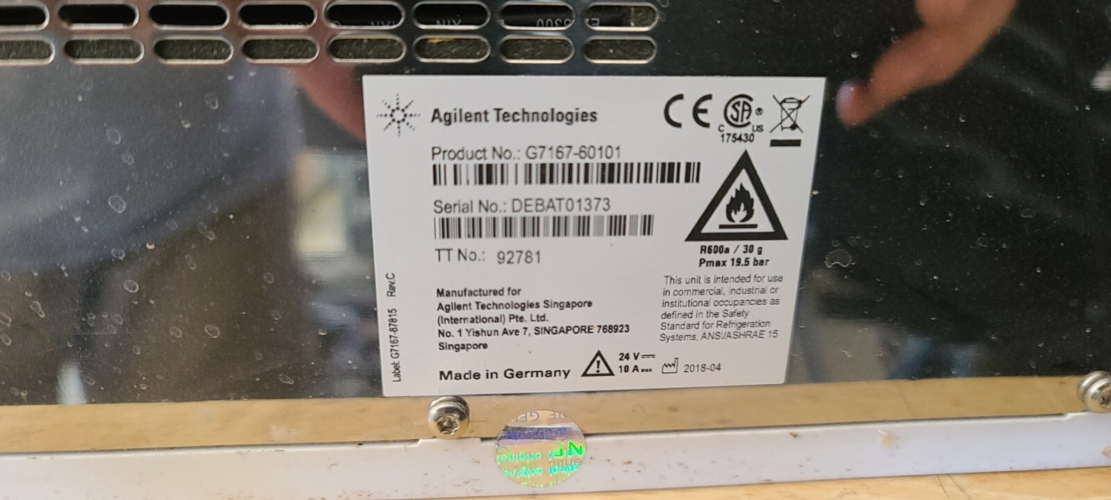 Lot Of 2 Agilent InfinityLab LC-Series Sample Thermostat p/n: G7167-60101